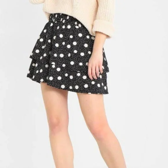 Topshop polka dot skirt best sale